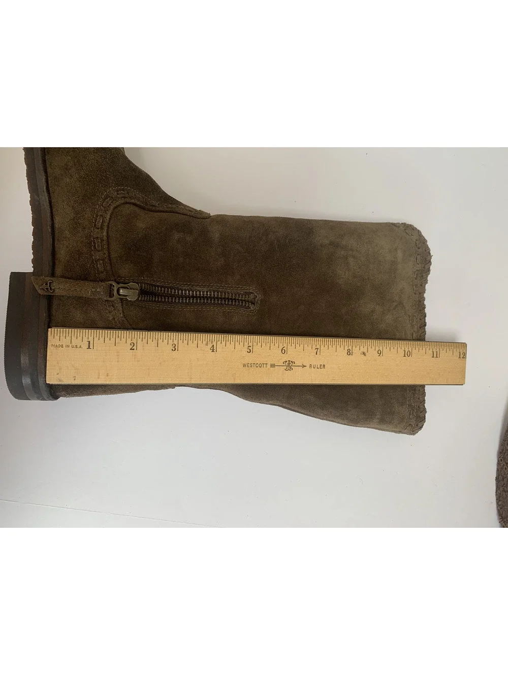 NWOT Trask Women's Brown Suede Mid Calf Boots Size 8.5 M